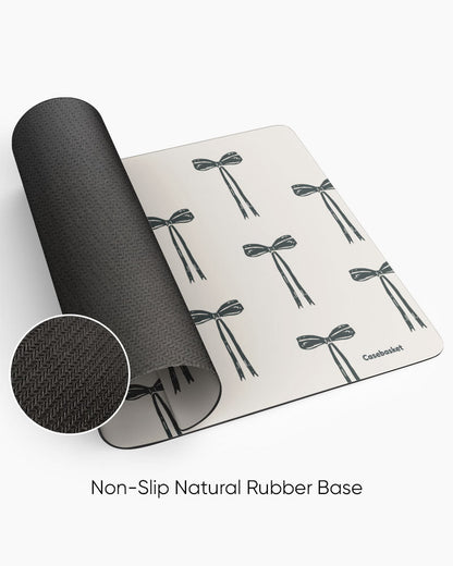 Ribbon Reverie Print Desk Mat