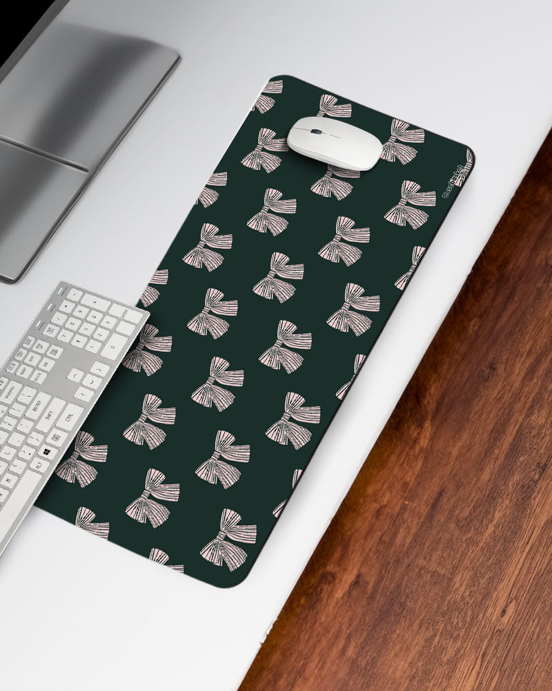 Pretty Bows Print Desk Mat