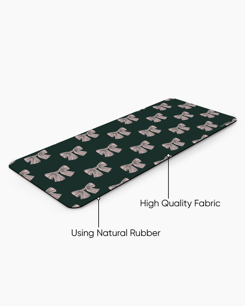 Pretty Bows Print Desk Mat