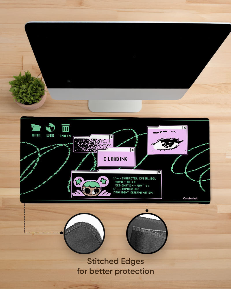 Pixel Crush Print Desk Mat