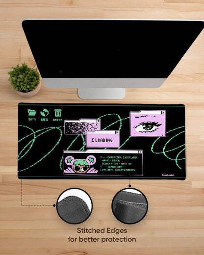 Pixel Crush Print Desk Mat