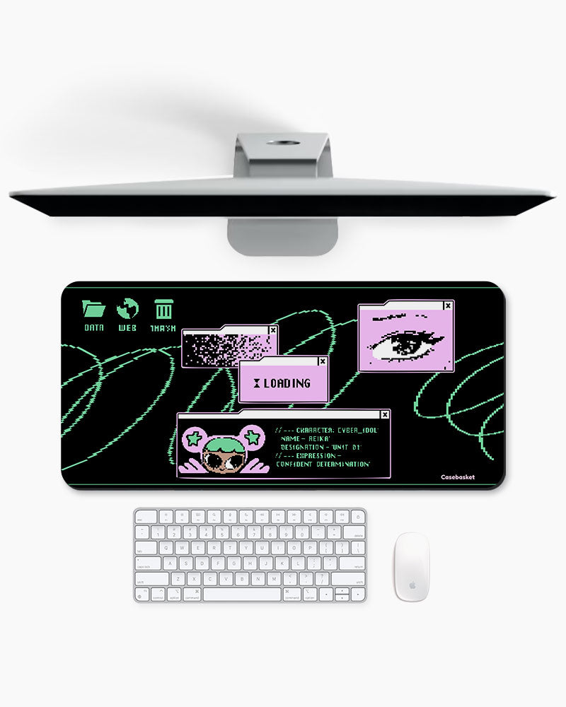 Pixel Crush Print Desk Mat