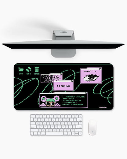 Pixel Crush Print Desk Mat