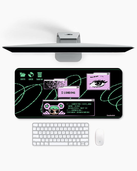 Pixel Crush Print Desk Mat