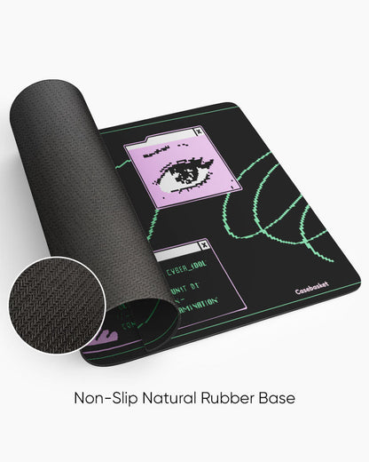 Pixel Crush Print Desk Mat