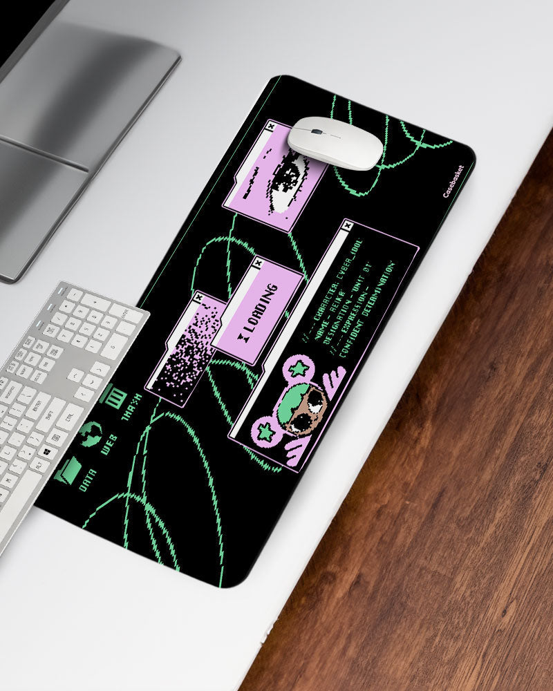 Pixel Crush Print Desk Mat