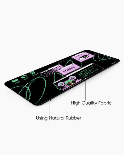 Pixel Crush Print Desk Mat