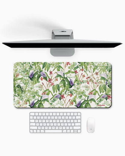 Floral Escape Print Desk Mat