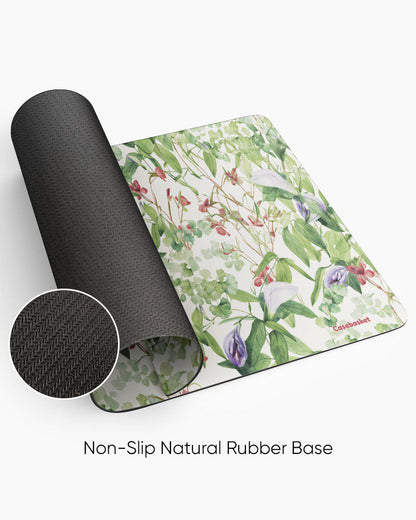 Floral Escape Print Desk Mat