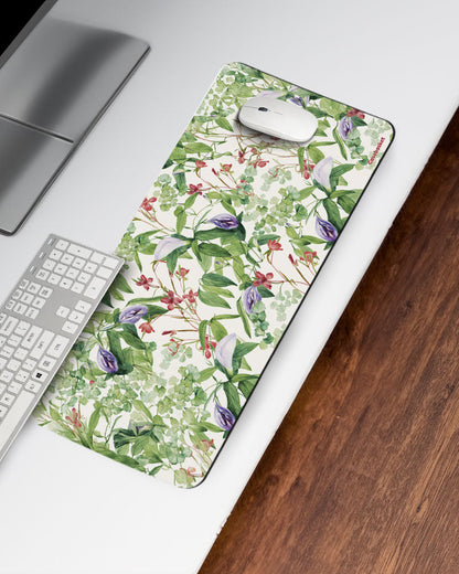 Floral Escape Print Desk Mat