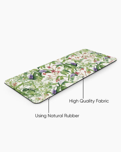 Floral Escape Print Desk Mat