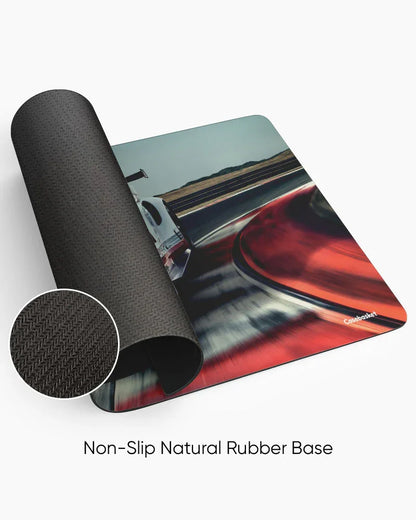 Racing Pulse Print Desk Mat