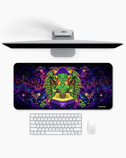 UFO Party Print Desk Mat