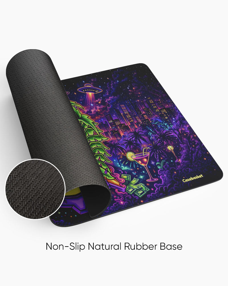UFO Party Print Desk Mat