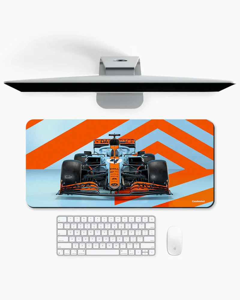Dynamic Lines Print Desk Mat