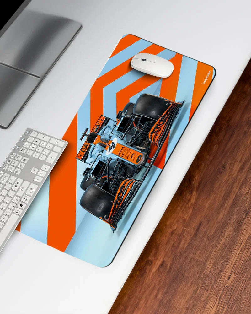 Dynamic Lines Print Desk Mat
