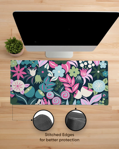 Garden Groove Print Desk Mat