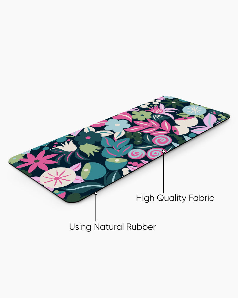 Garden Groove Print Desk Mat