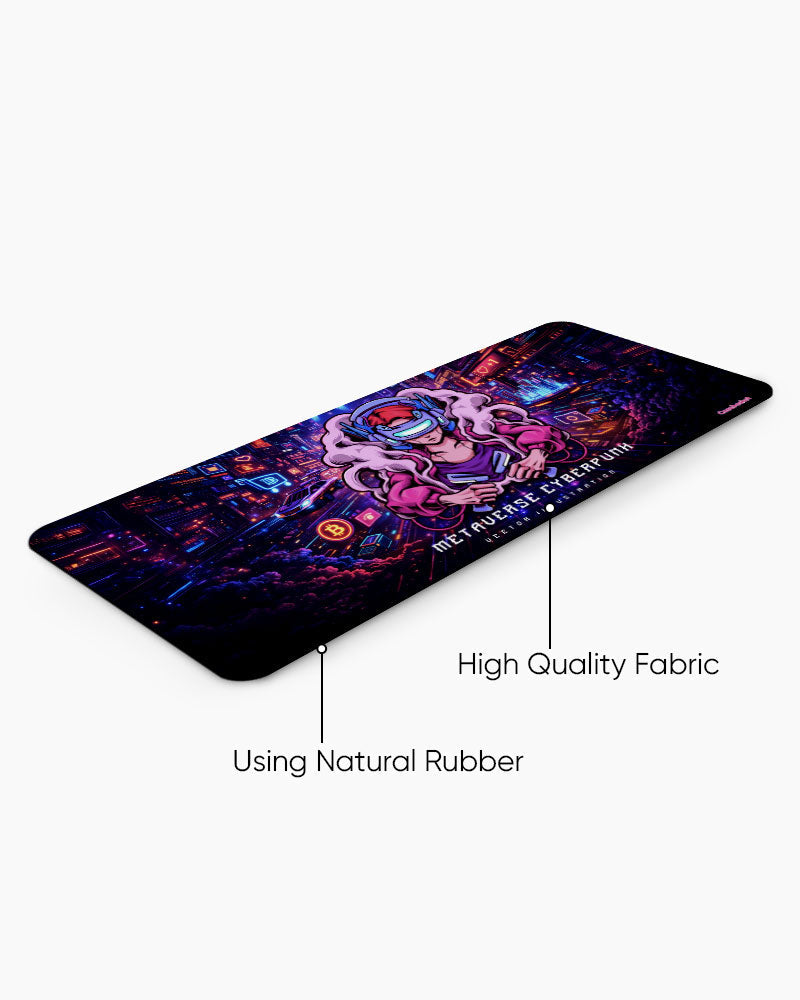 Pixel Warrior Print Desk Mat