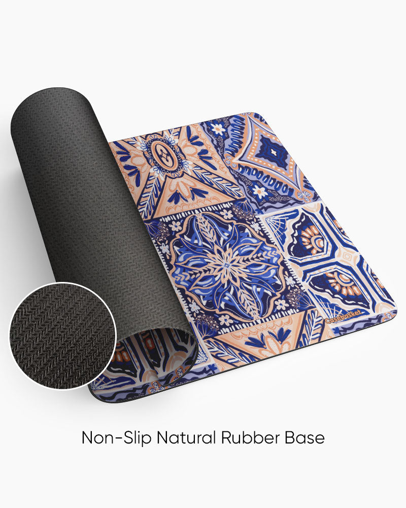 Indigo Mandala Print Desk Mat