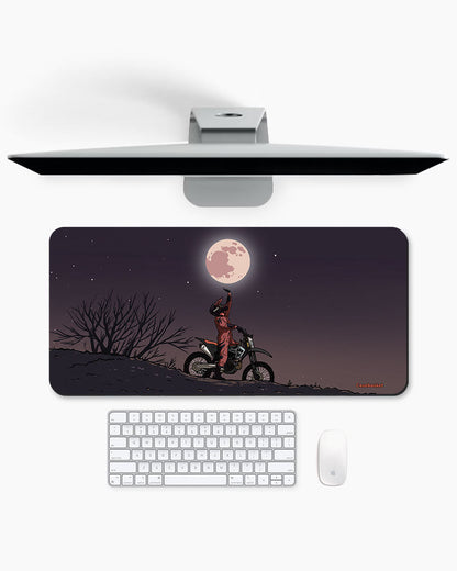 Moon Rider Print Desk Mat