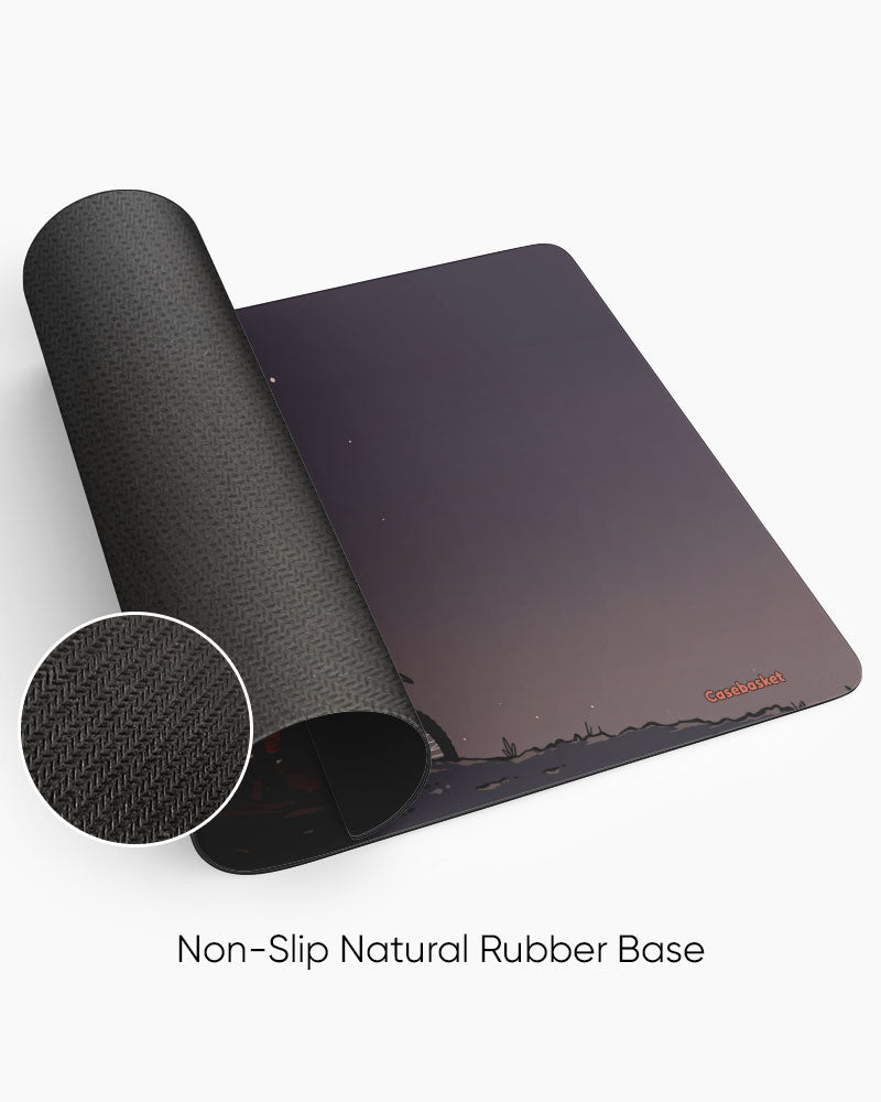 Moon Rider Print Desk Mat