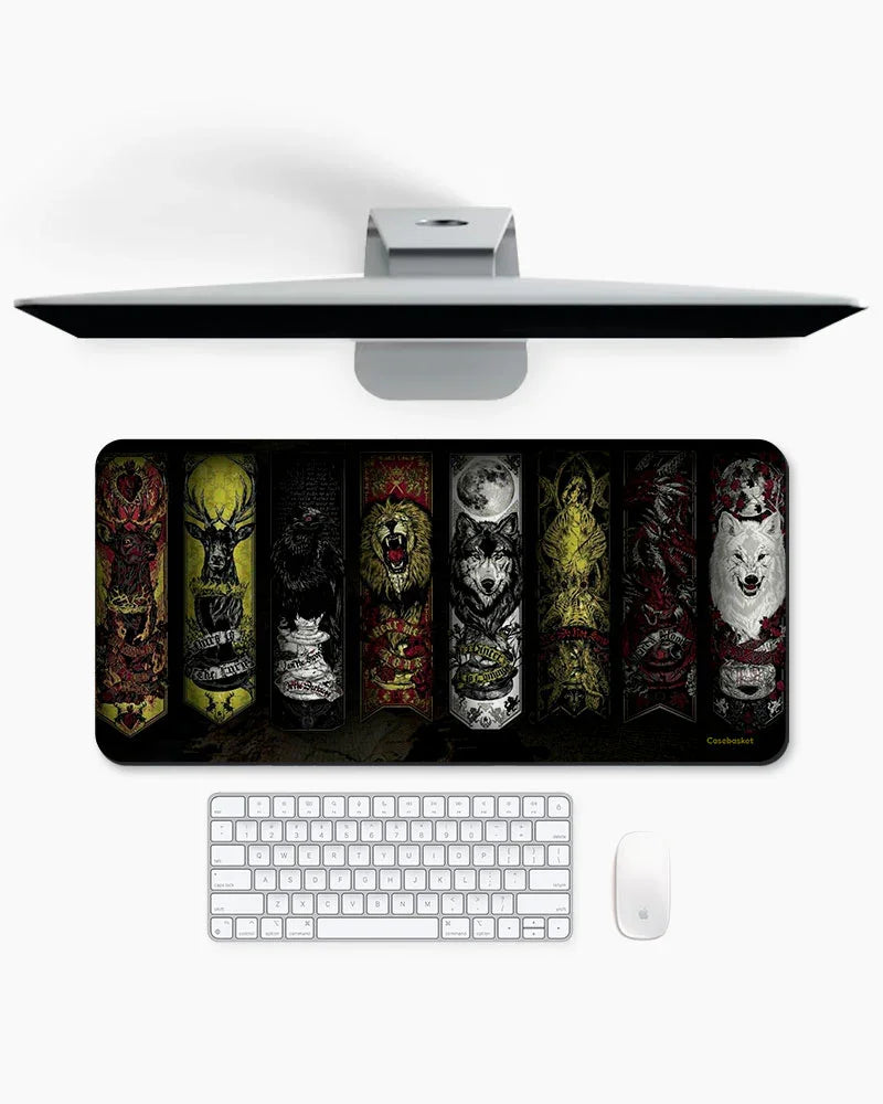 Blood Banners Print Desk Mat