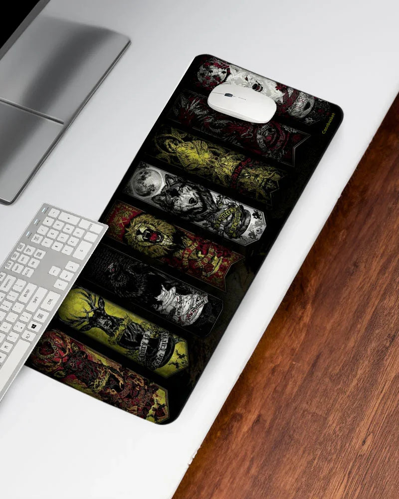 Blood Banners Print Desk Mat