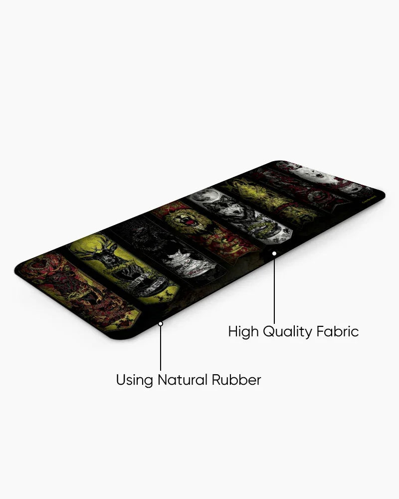 Blood Banners Print Desk Mat