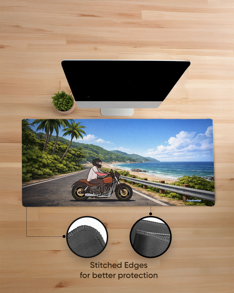 Island Highway Print Desk Mat