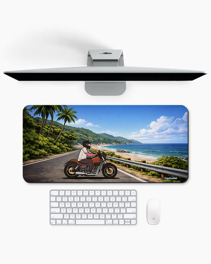Island Highway Print Desk Mat