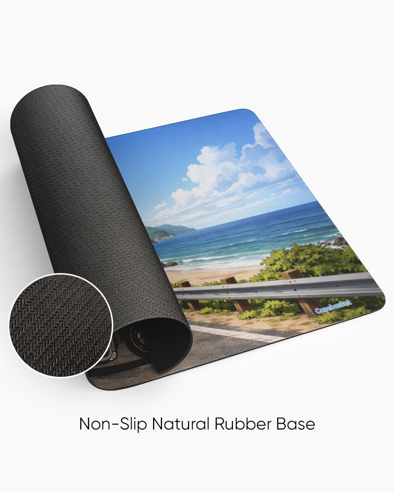 Island Highway Print Desk Mat