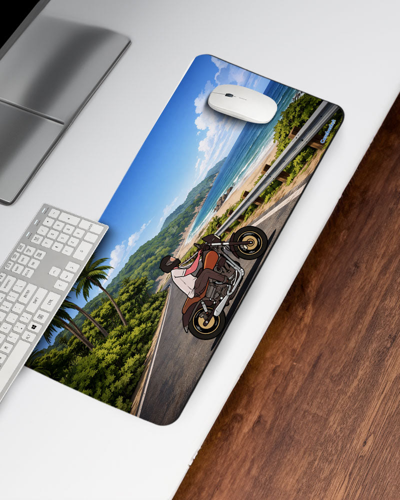 Island Highway Print Desk Mat