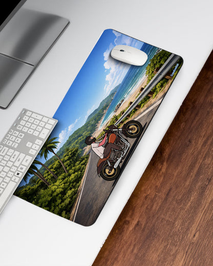 Island Highway Print Desk Mat