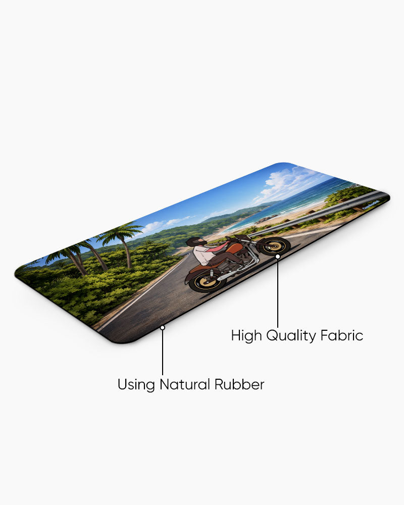 Island Highway Print Desk Mat