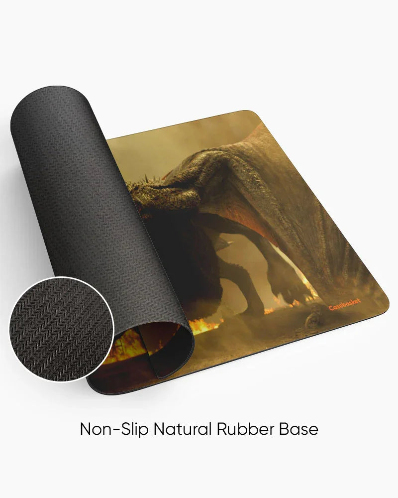 Inferno Dragon Print Desk Mat