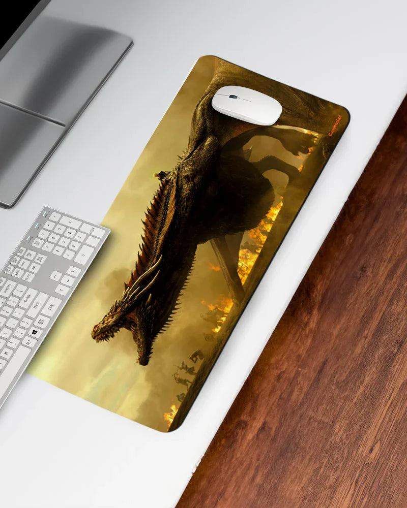 Inferno Dragon Print Desk Mat
