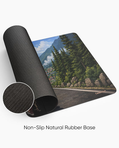 Mountain Rider Print Desk Mat