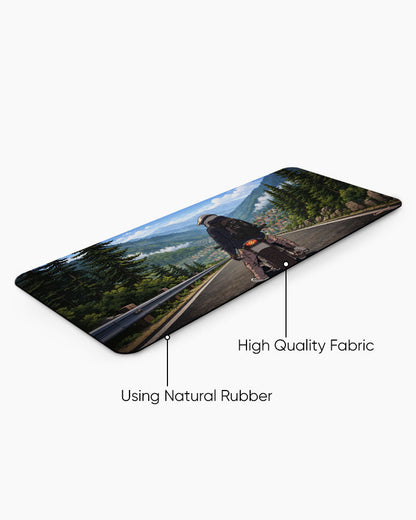 Mountain Rider Print Desk Mat
