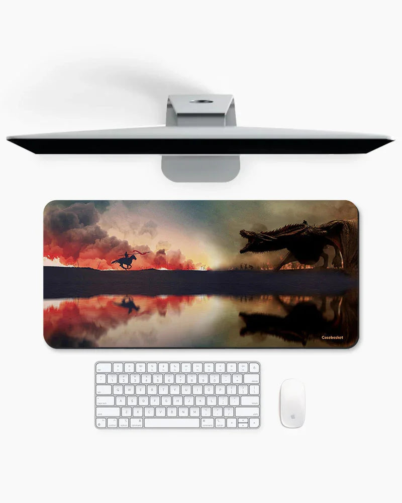 Twilight Echoes of War Print Desk Mat