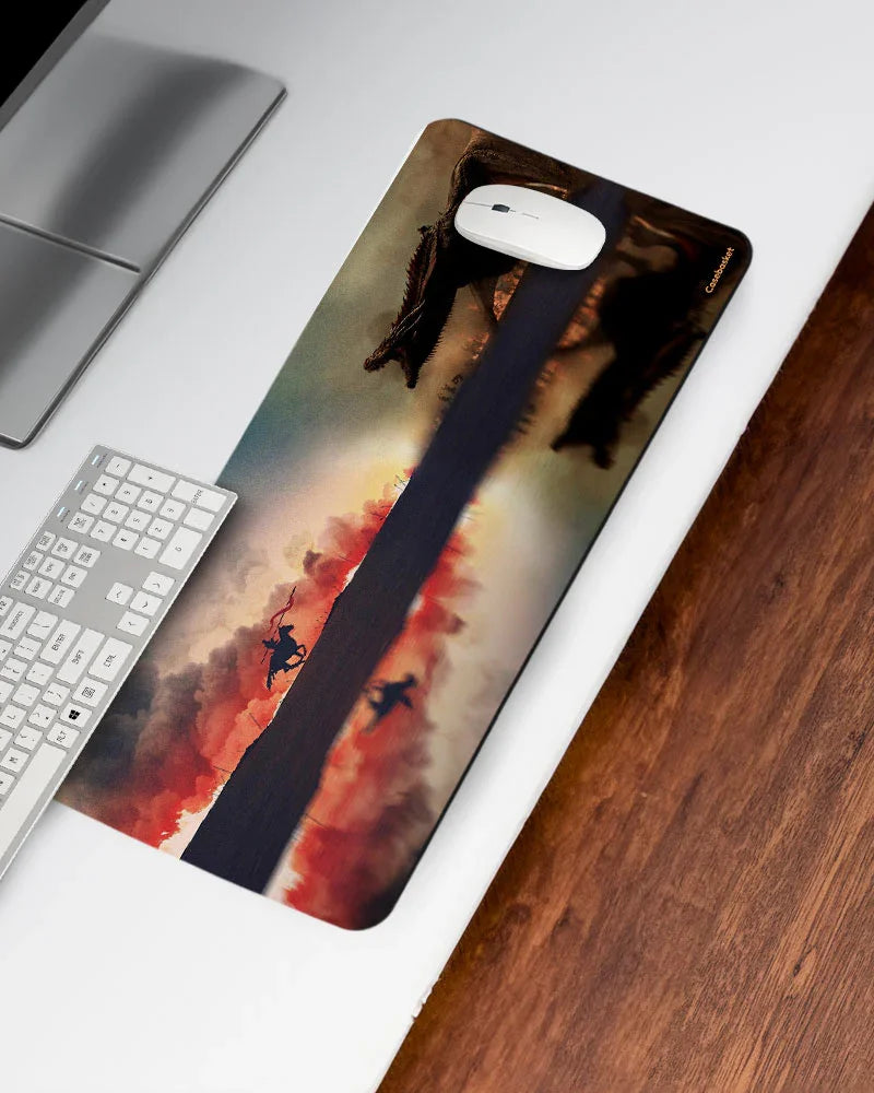 Twilight Echoes of War Print Desk Mat