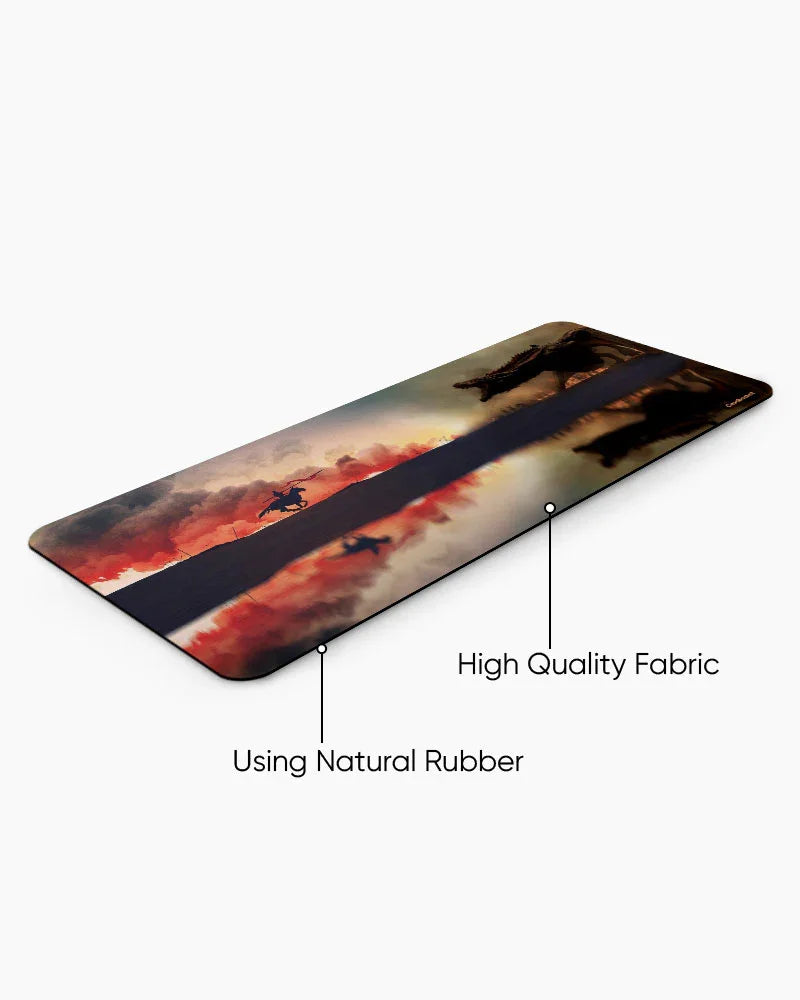 Twilight Echoes of War Print Desk Mat