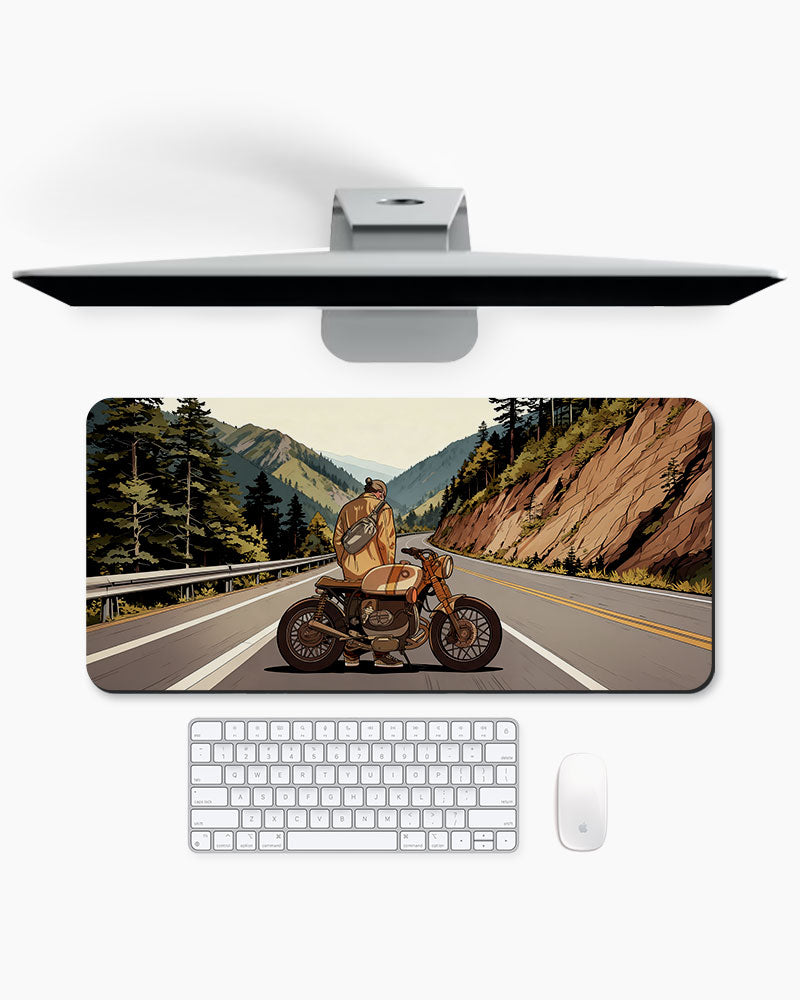 Forest Highway Print Desk Mat
