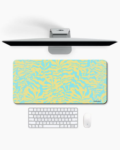 Lemon Lagoon Print Desk Mat