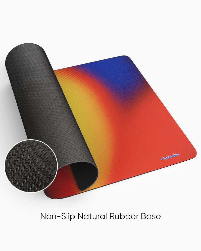 Sunset Halo Print Desk Mat