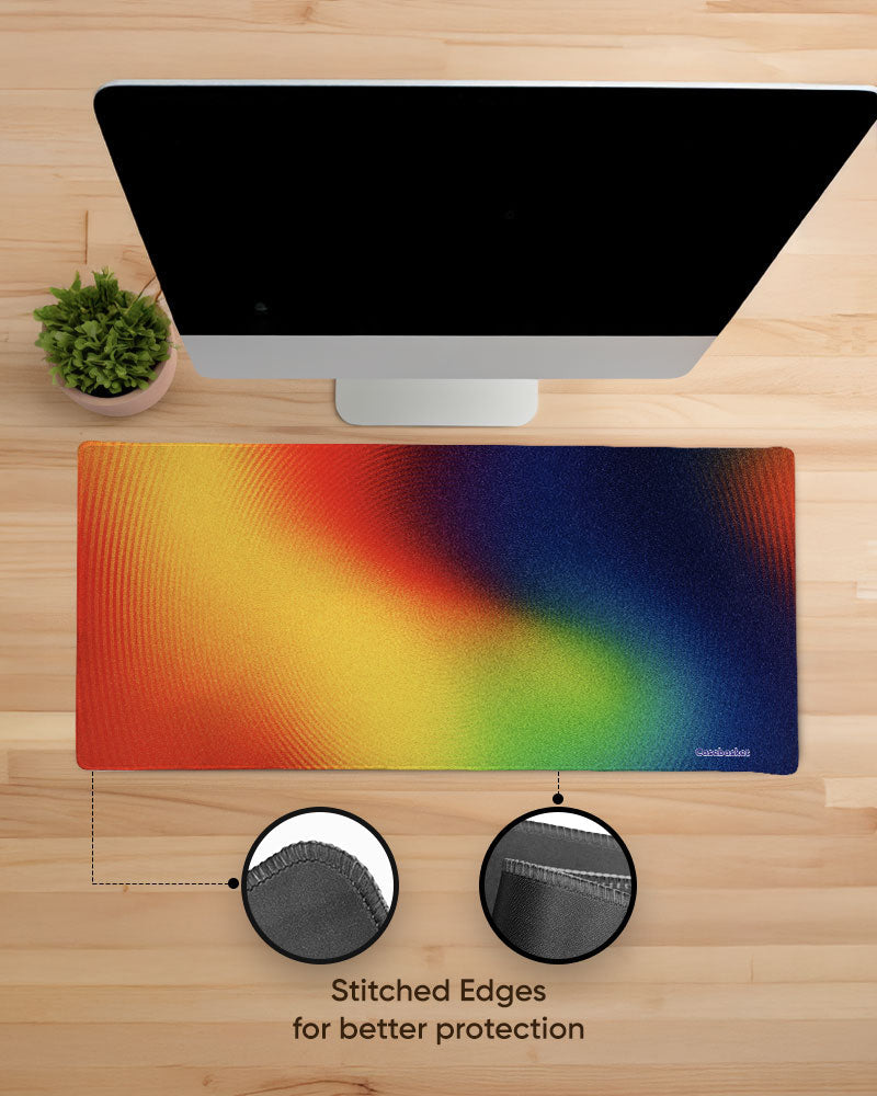 Sunset Current Print Desk Mat