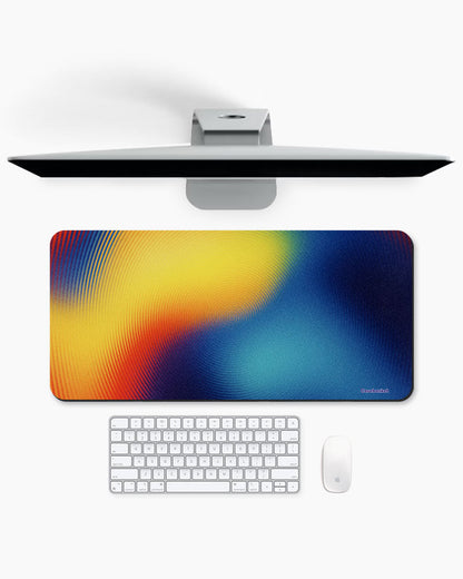 Sunlit Drift Print Desk Mat