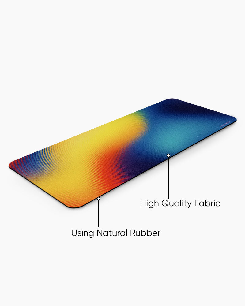 Sunlit Drift Print Desk Mat