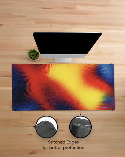 Solar Burst Print Desk Mat