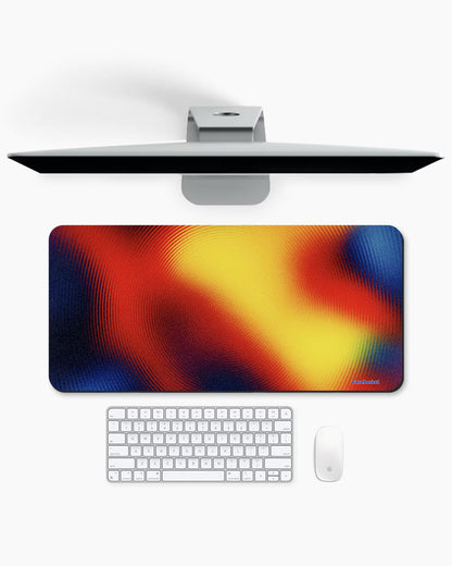 Solar Burst Print Desk Mat